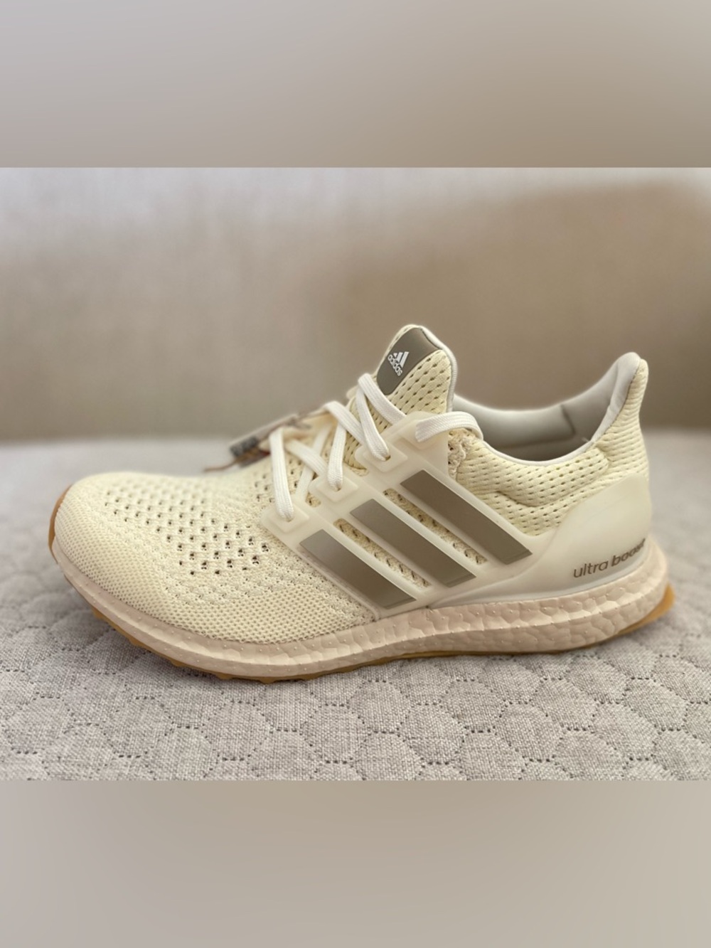Sizes 7.5 & 8 - Adidas UltraBoost 1.0 Running Shoes Warm Vanilla JS1265 Women’s